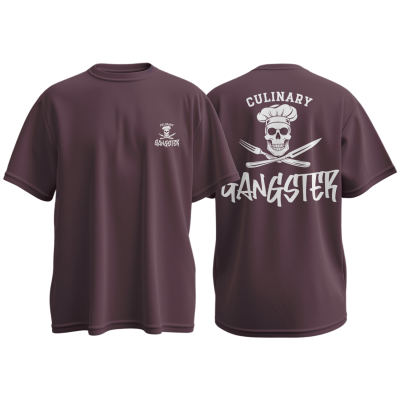 SICK CUISINE OVERSIZE SHIRT CULINARY GANGSTER PURPLE